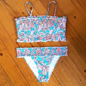 Smocked bikini